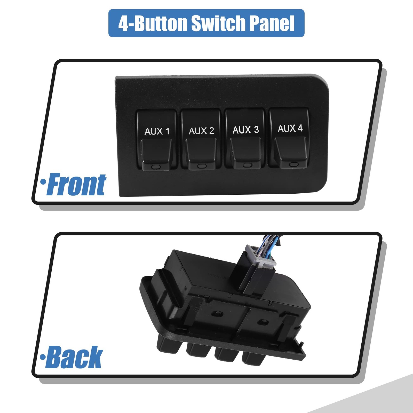 X AUTOHAUX 1 Set Auxiliary Dash Upfitter Switch Panel Kit for Ford F250 F350 …
