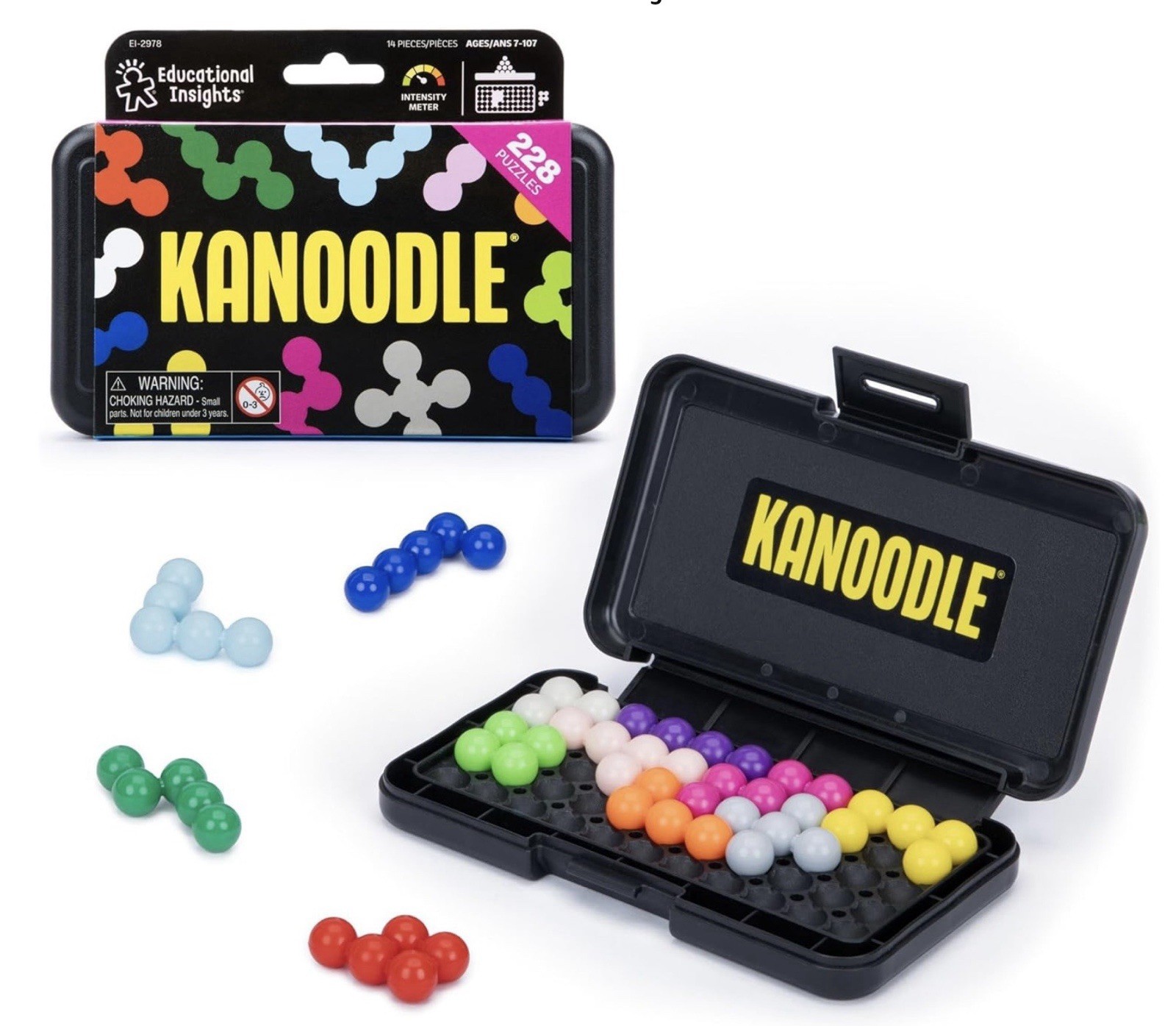 Kanoodle Puzzle Brain Teasing Game 101 Educational Puzzles Challenges Ages 7+