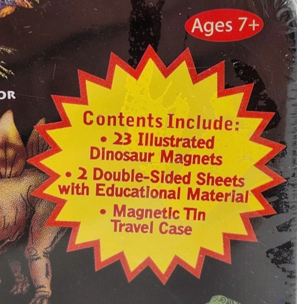 New Dinosaur Species Of The World T.S. Shure Educational Magnets STEM Learning
