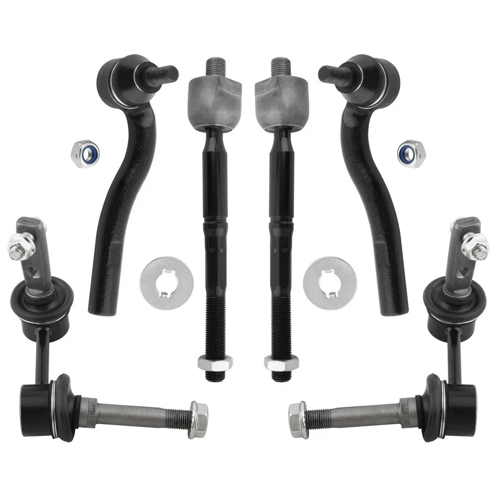 BOXI (Set of 6) Front Inner Outer Tie Rod Ends Sway Bars Kit Fit for Lexus GS…