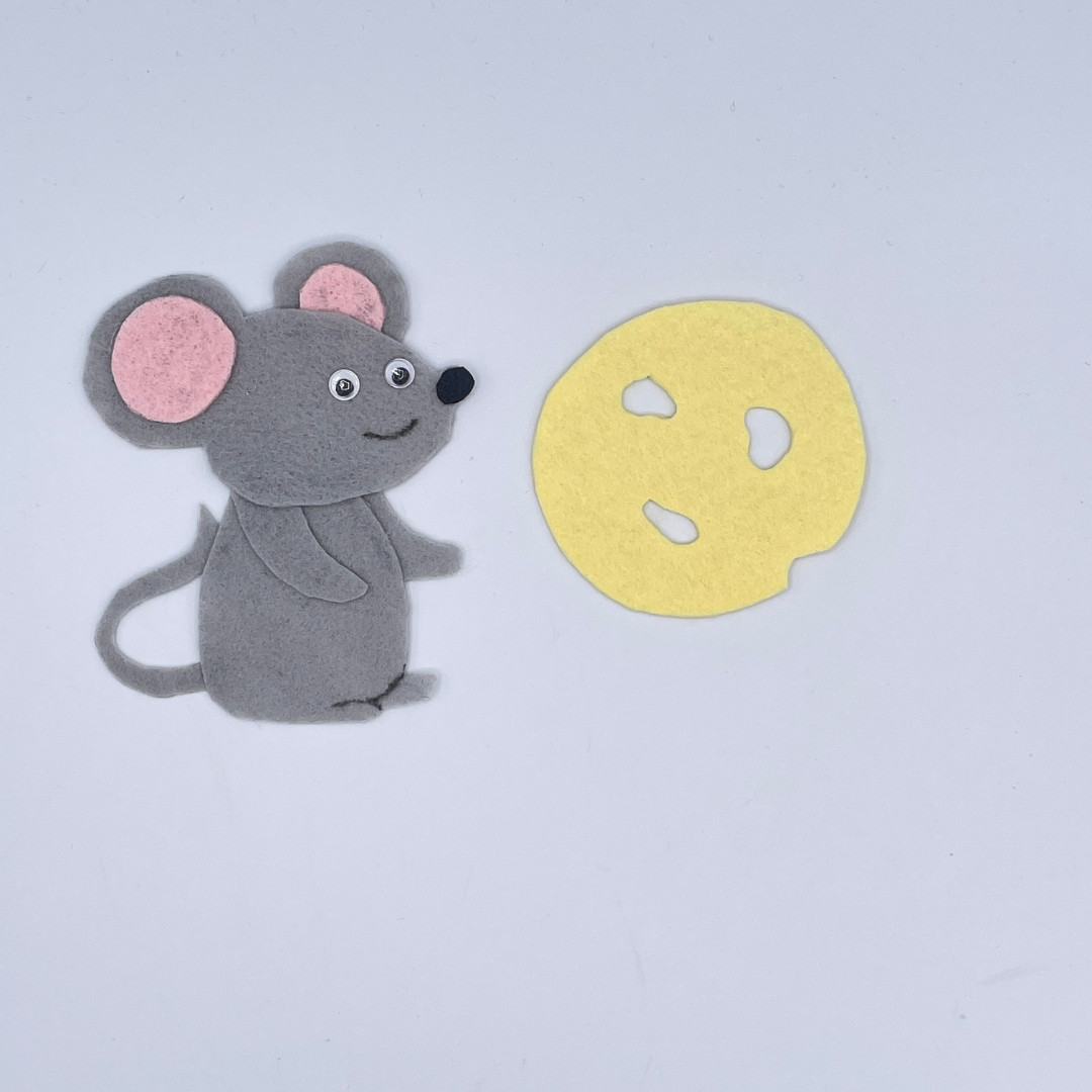 Mouse Shapes Felt Set | Storytelling and Shape Recognition Fun