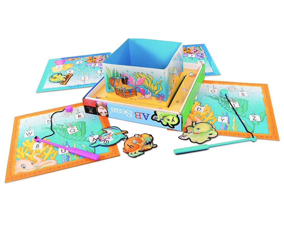 Discovery Toys ( ABC ) AB Seas Alphabet Fishing Game Educational