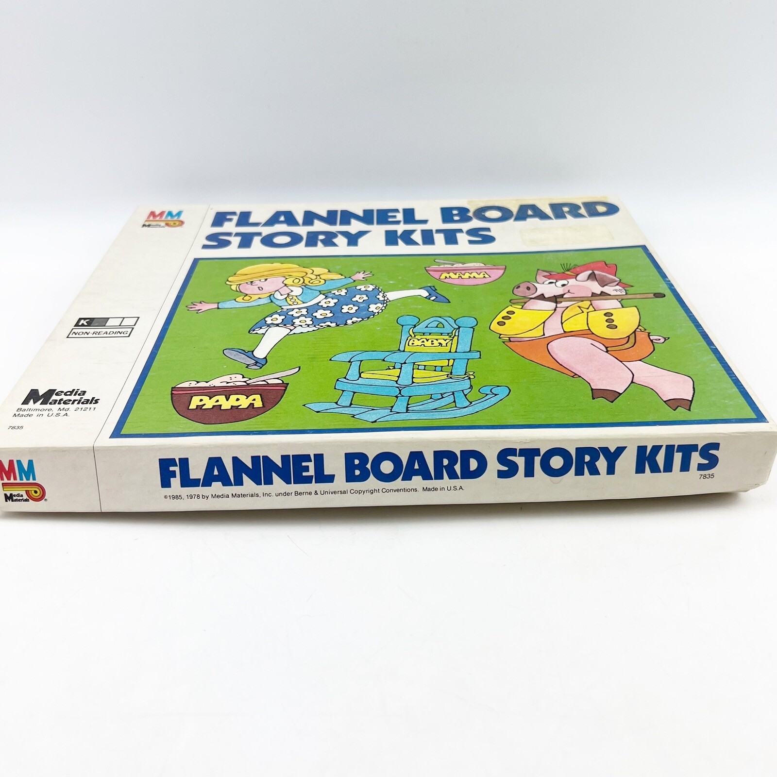 Vintage Media Materials Goldilocks & 3 Bears Flannel Board Story Kit Teacher