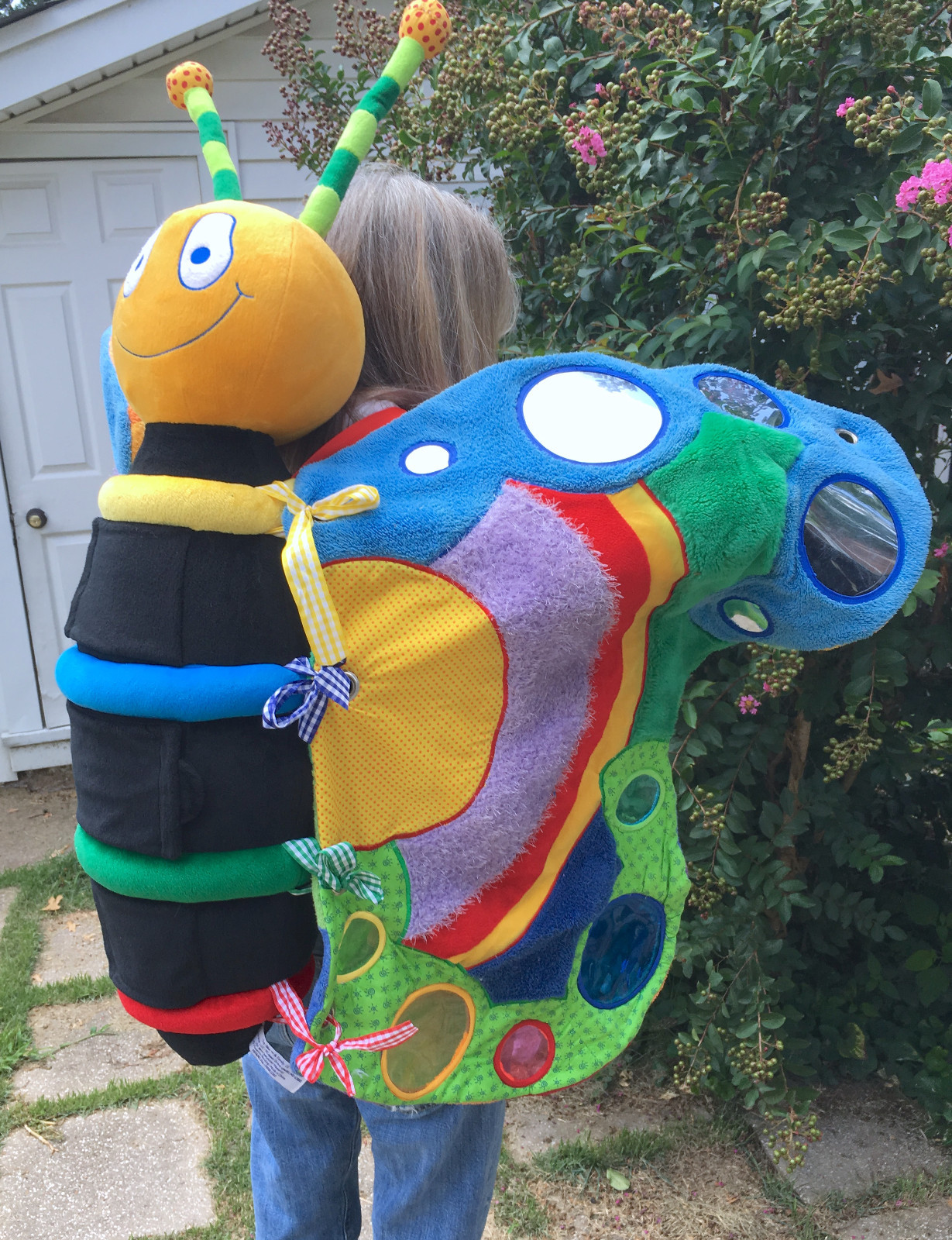 Teaching Butterfly Preschool Sensory Play Adult Costume Backpack Style Wearable