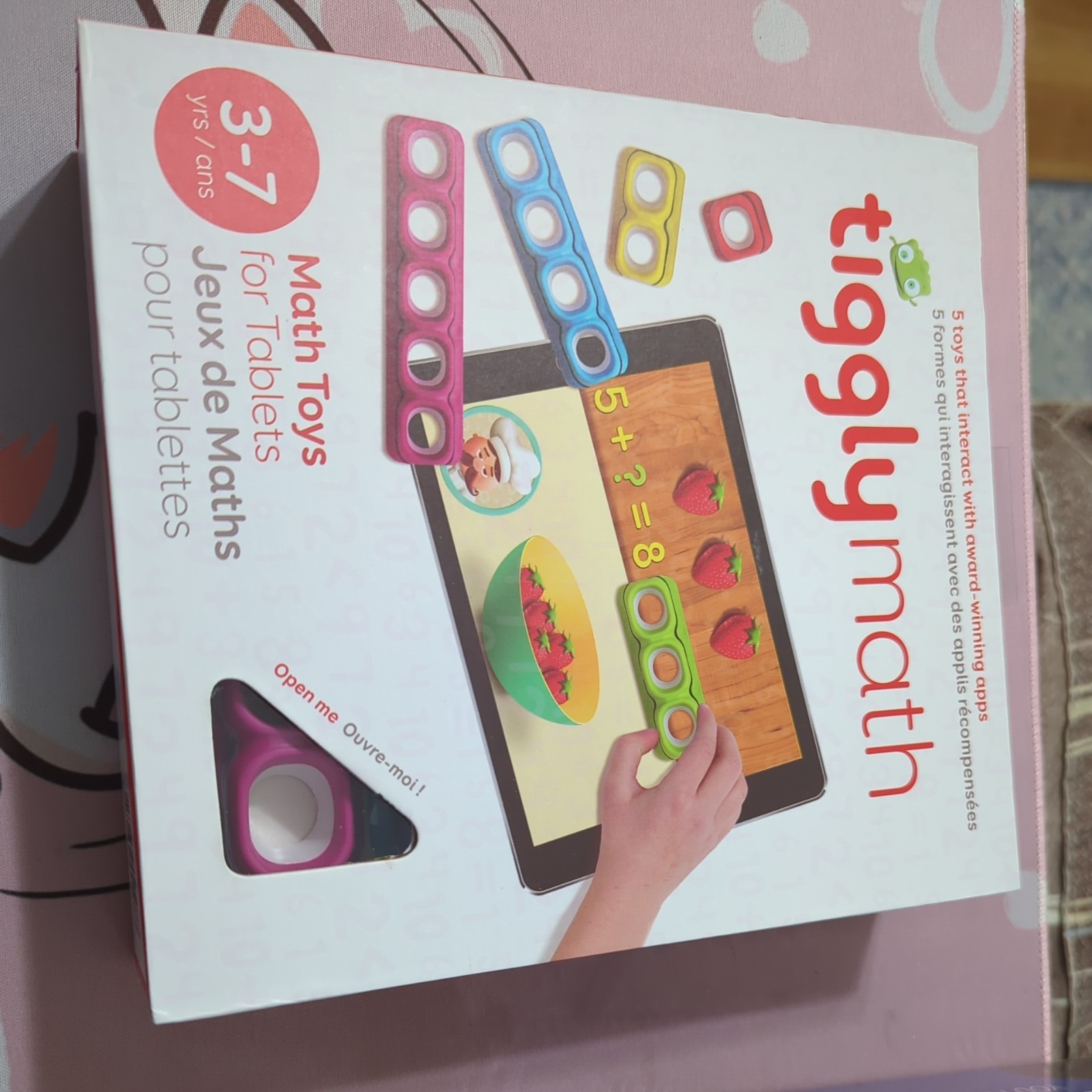 Tiggly Math Kids Tablet Math Learning Toys For 3-7 Year Olds