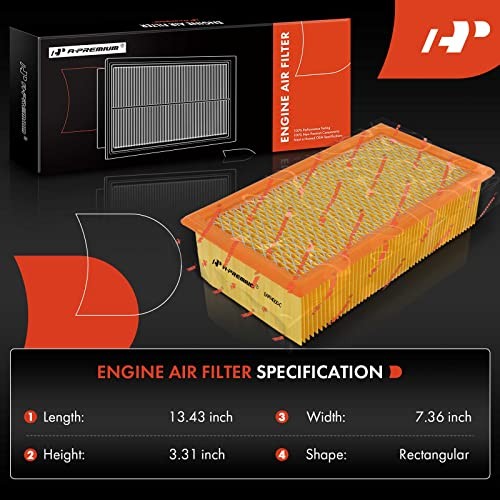 Engine Air Filter Compatible with Ford F-250 F-350 F-450 F-550 Super Duty