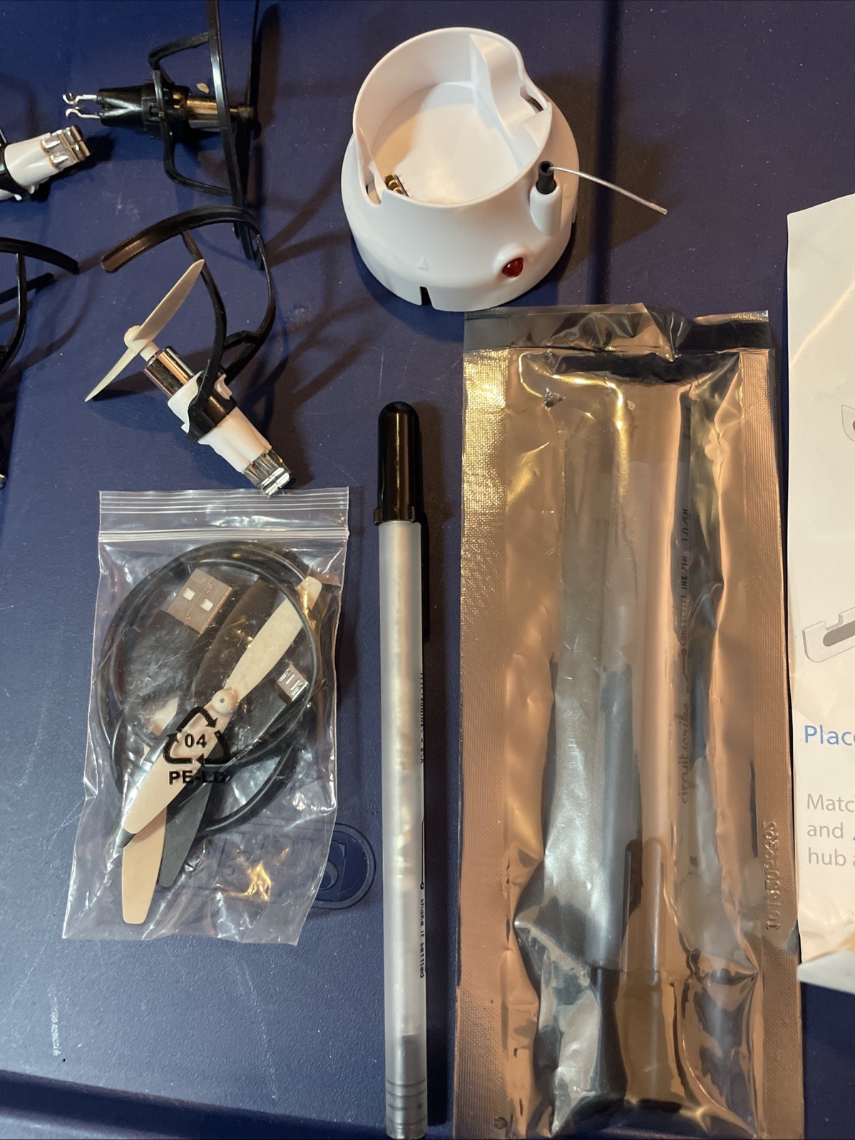 Circuit Scribe Drone Builder Kit Circuit Drawing Kit PARTS ONLY NOT COMPLETE