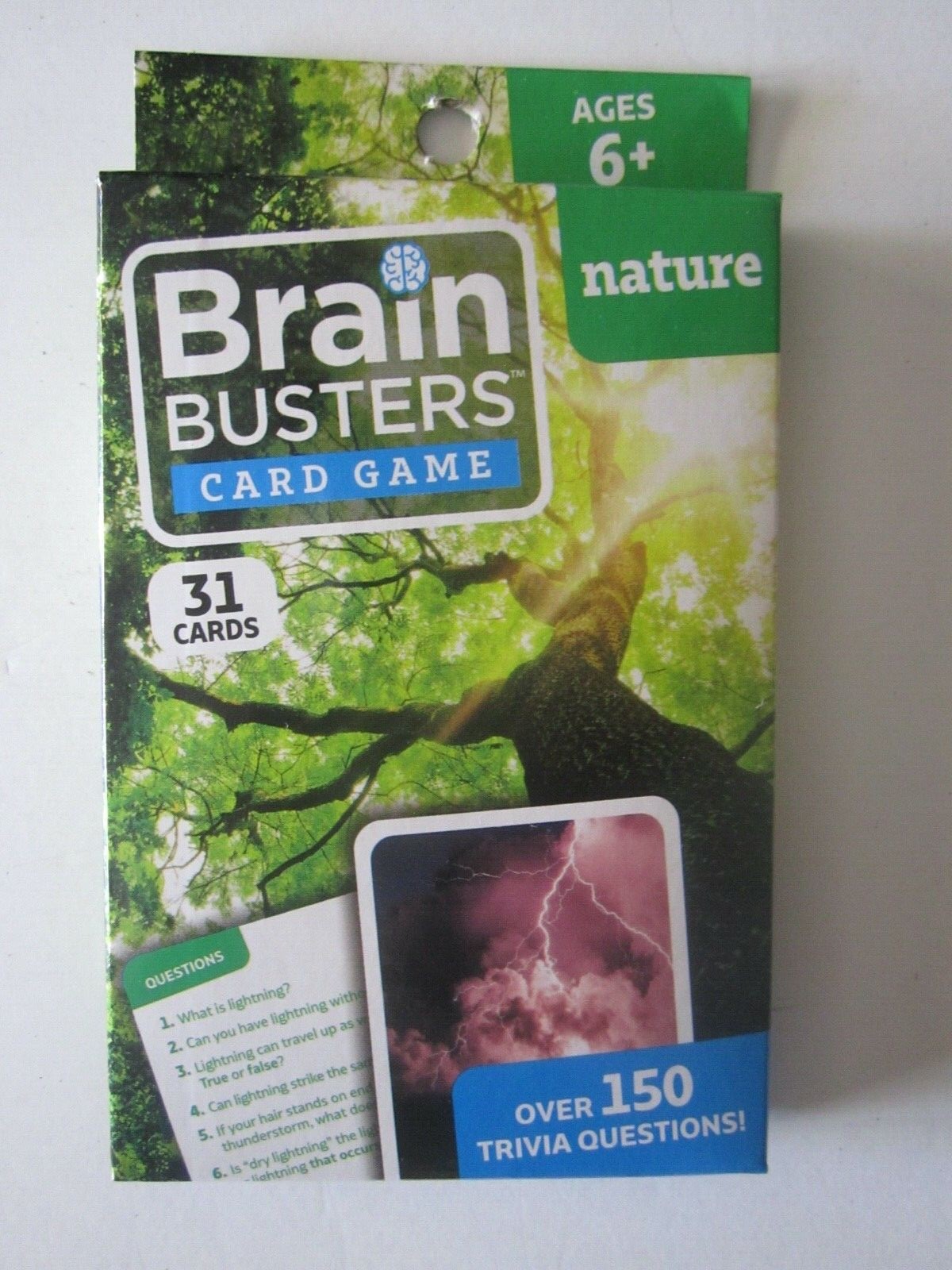 Brain Busters Gaming Cards – 31 Cards Each – Pets, Nature, Dinosaurs New!