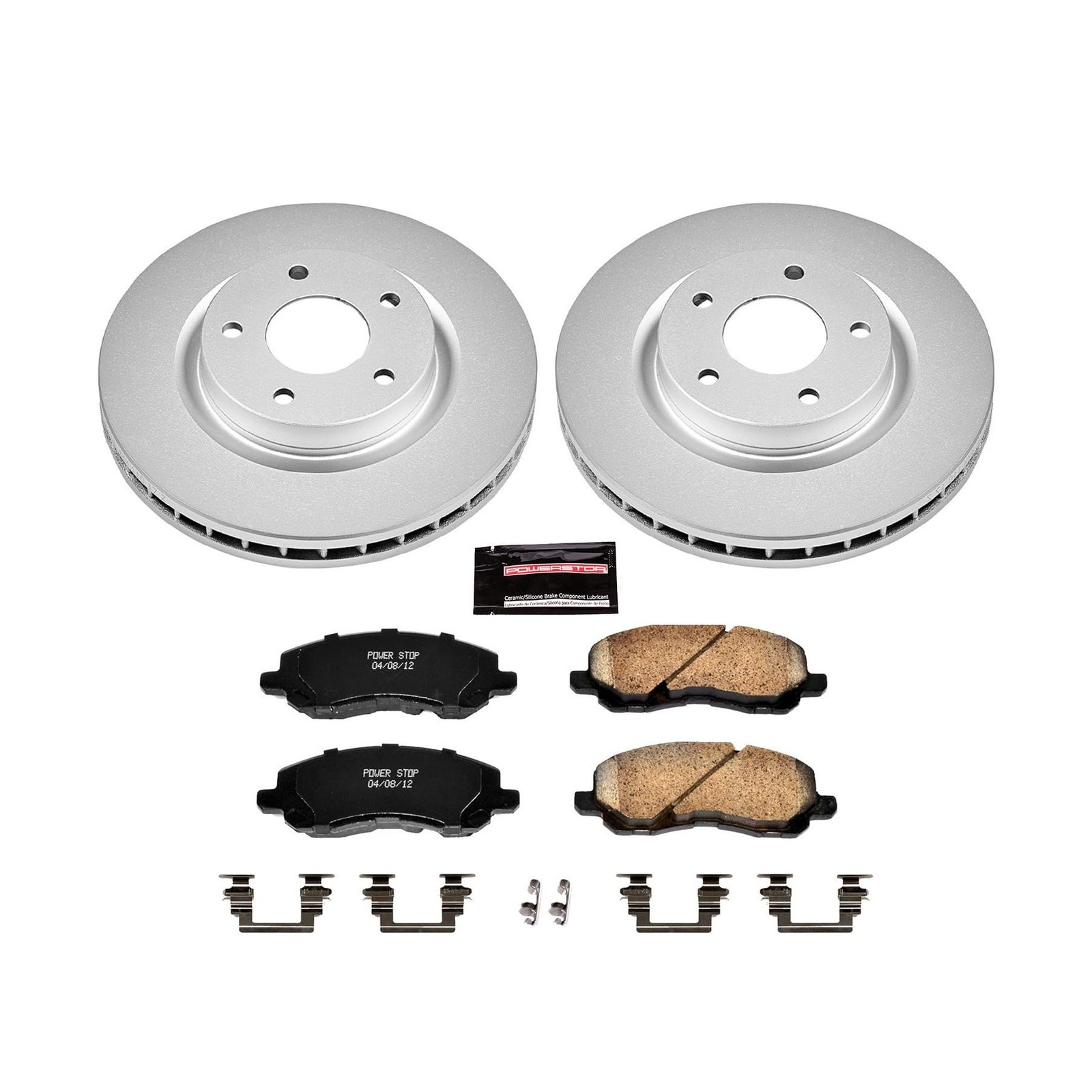 PowerStop Front Brake Kit for Chrysler 200 2011-14 |Sebring 2007-10 |Dodge Av…