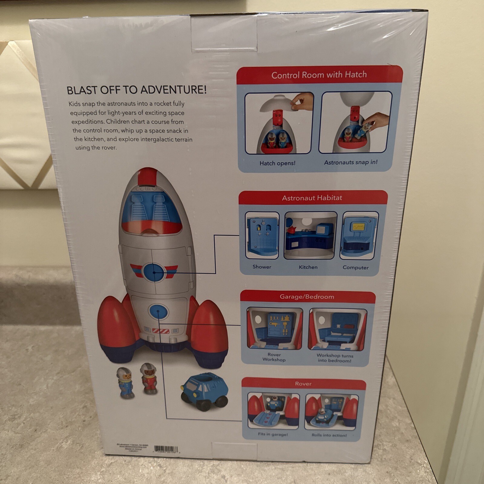 Lakeshore Learn & Play Explore Rocket Space Ship Toy Educational 3+ ~ New Sealed