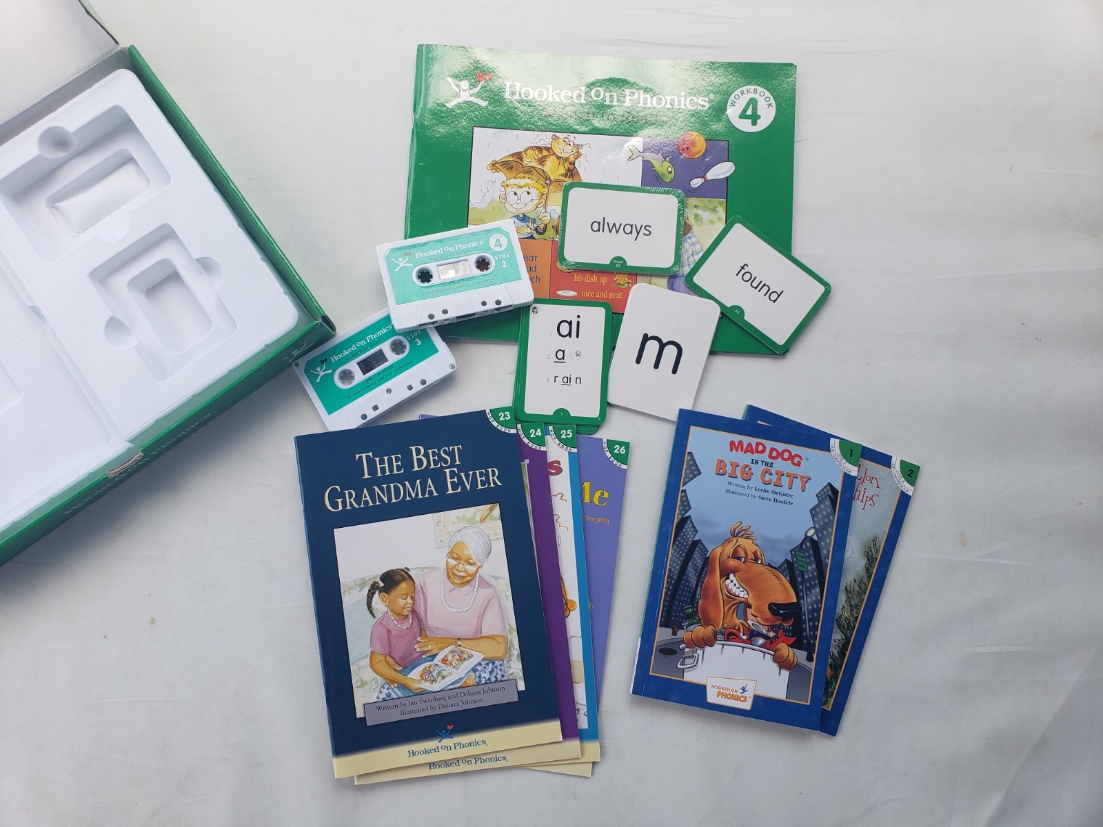 Hooked On Phonics Deluxe Set Levels 1 2 3 4 5 Learn To Read Books Parents Kit