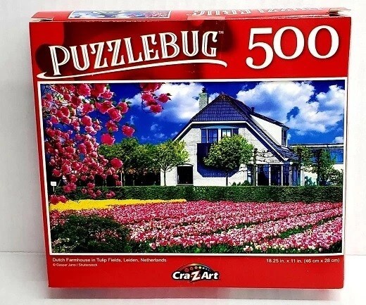 CRA-Z-ART 500PC PUZZLE JIGSAW SET FARMHOUSE LAS VEGAS POPEYE VILLAGE HOUSES BOAT