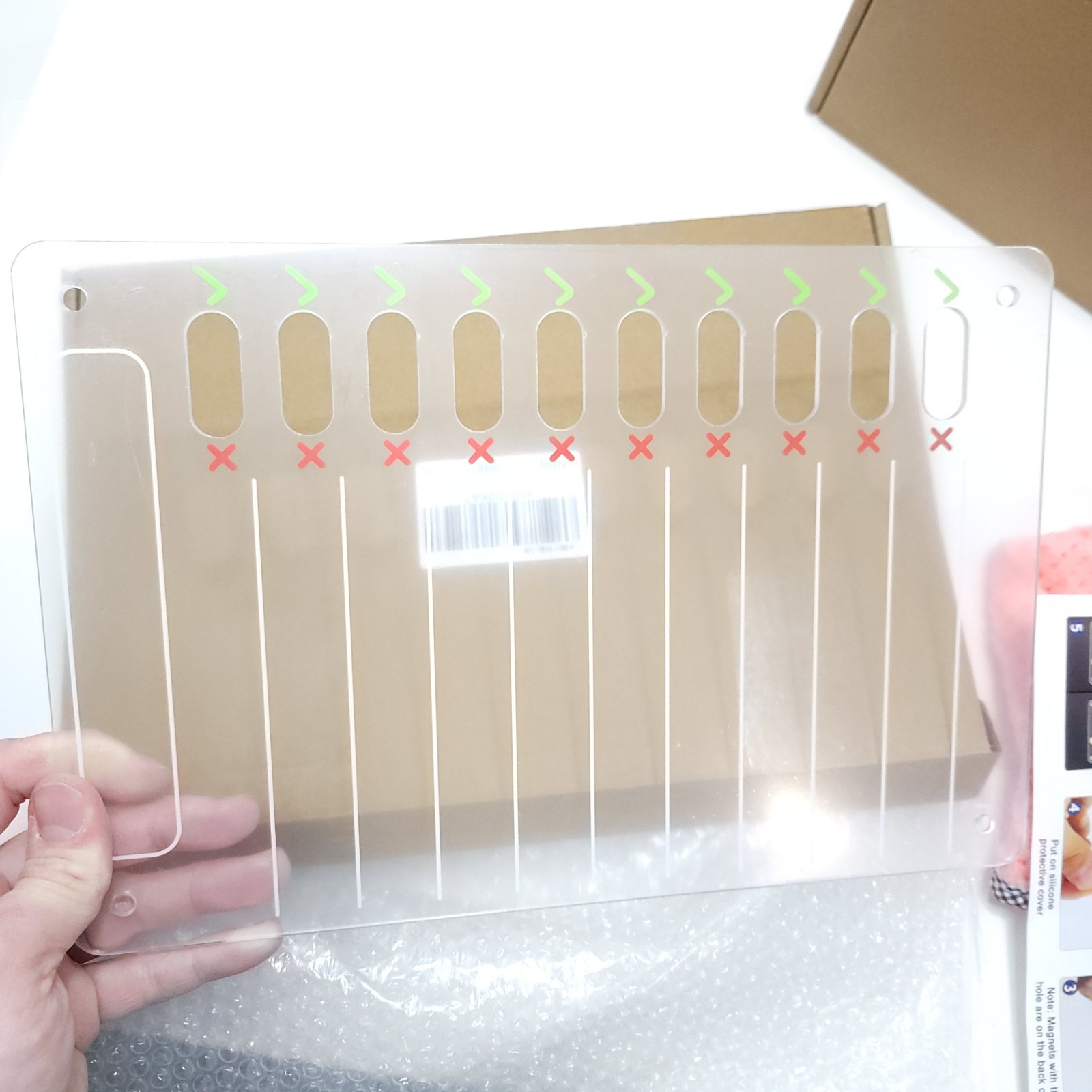 2PK Acrylic Magnetic Erasable Chore Chart 8×12″ with Accessories