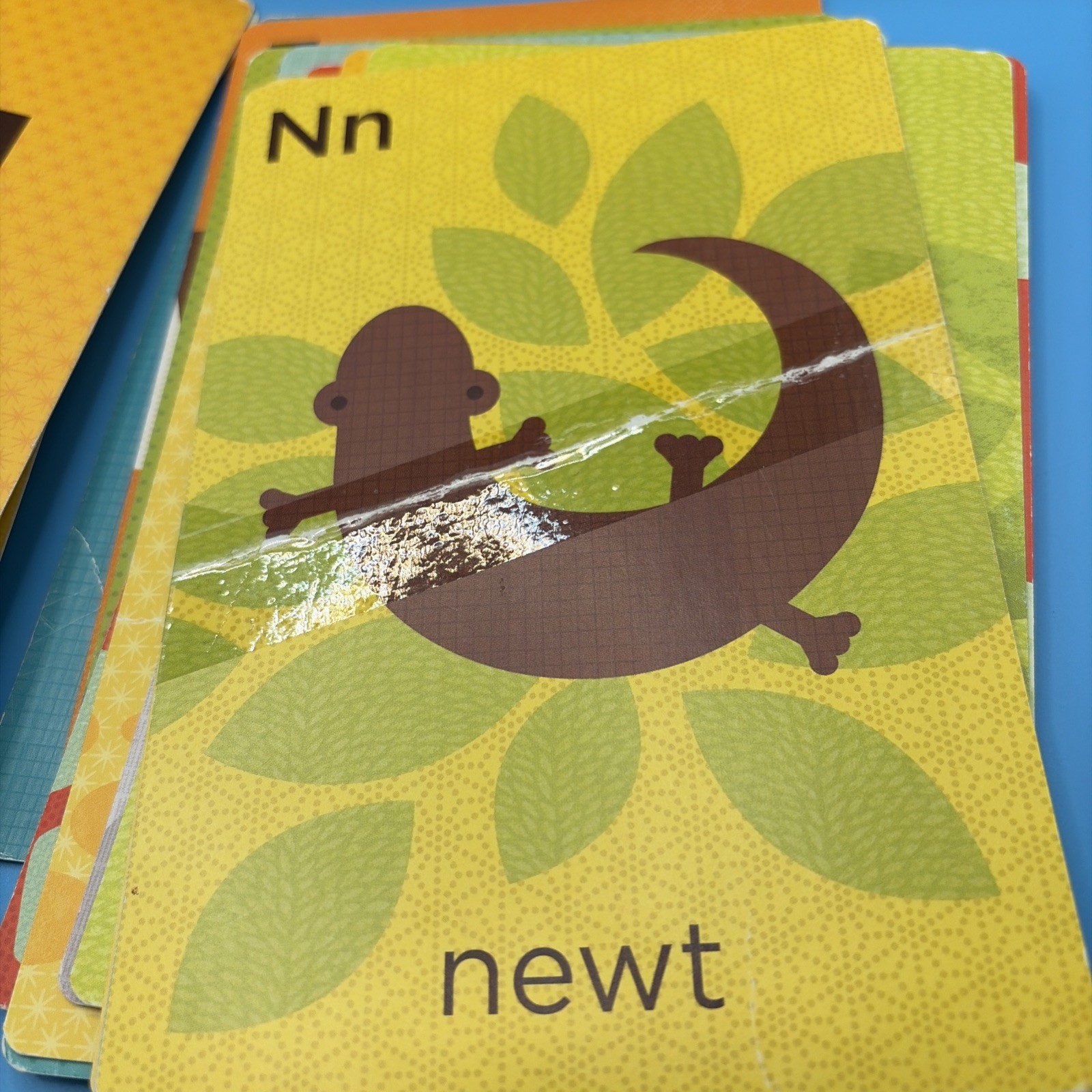 Alphabet Art Animals A-Z Flash Cards Petit Collage Complete Set 26 Cards