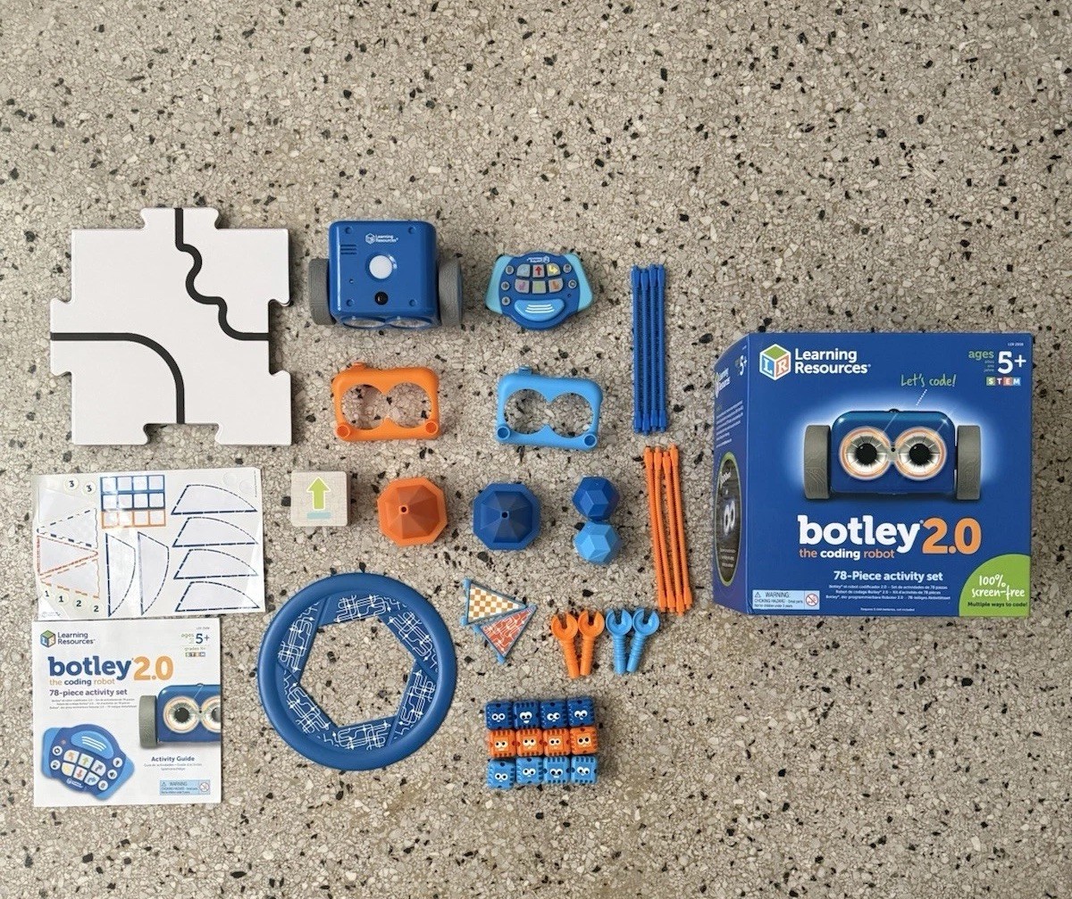 Learning Resources Botley 2.0 The Coding Robot 78-Piece STEM Set Complete Tested