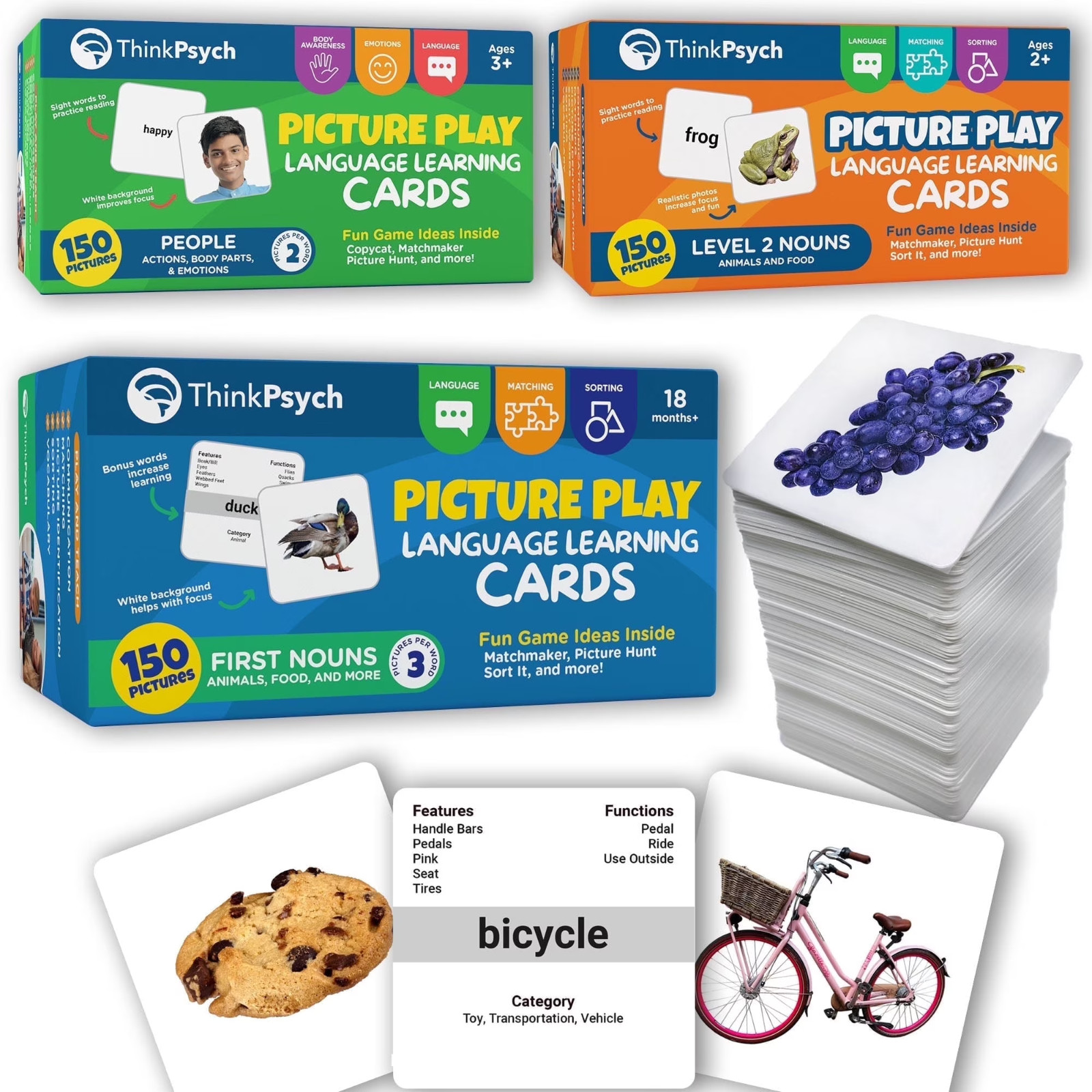 ThinkPsych Picture Play Language Learning Cards