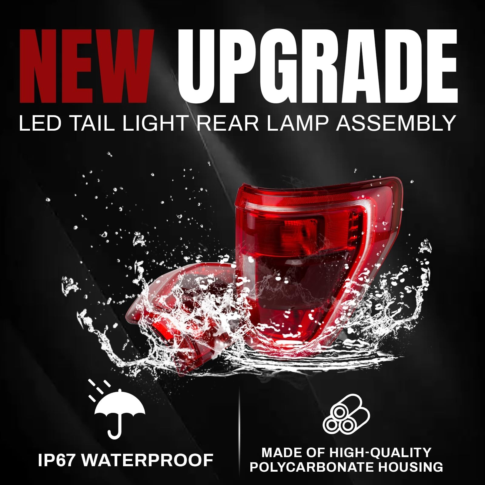 ML3Z13405C Tail Lights Assembly Compatible with Ford F-150 XL XLT 2021-2023 R…