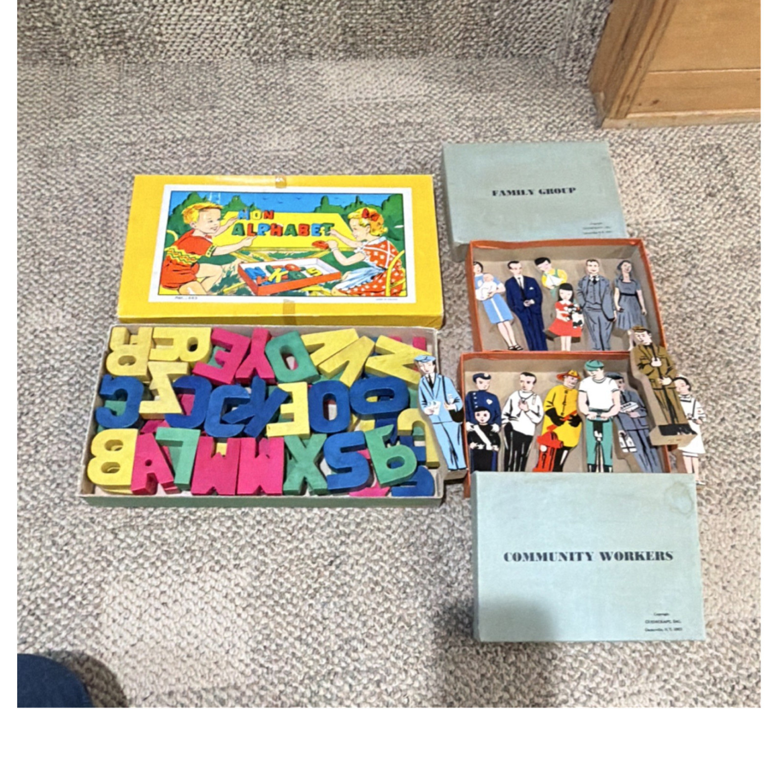 Wooden Alphabet letters Loose – Family Group & Community Workers