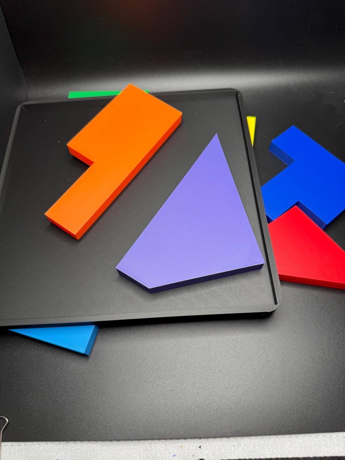 Disappearing Square Puzzle Version 1 – Vintage Modern Design, Fun Brain Teaser,