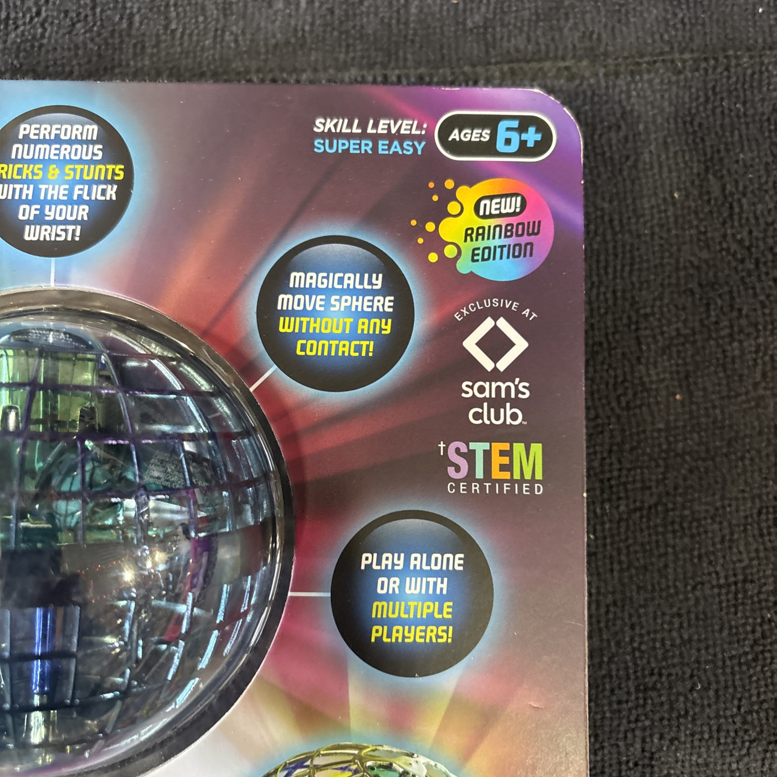 Wonder Sphere Magic Hover Ball, Rainbow Edition