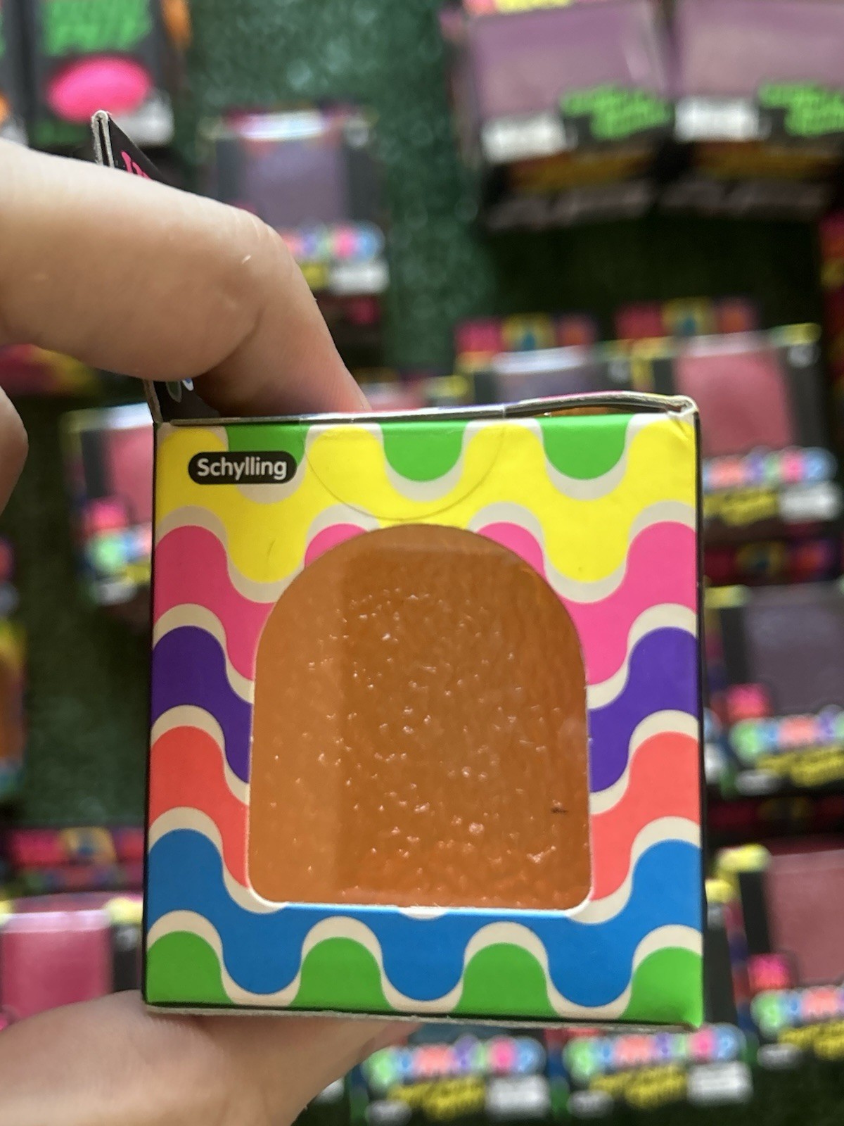 Schylling Authentic Nee Doh Gumdrop Super Solid Squish Needoh W/ Reciept ORANGE