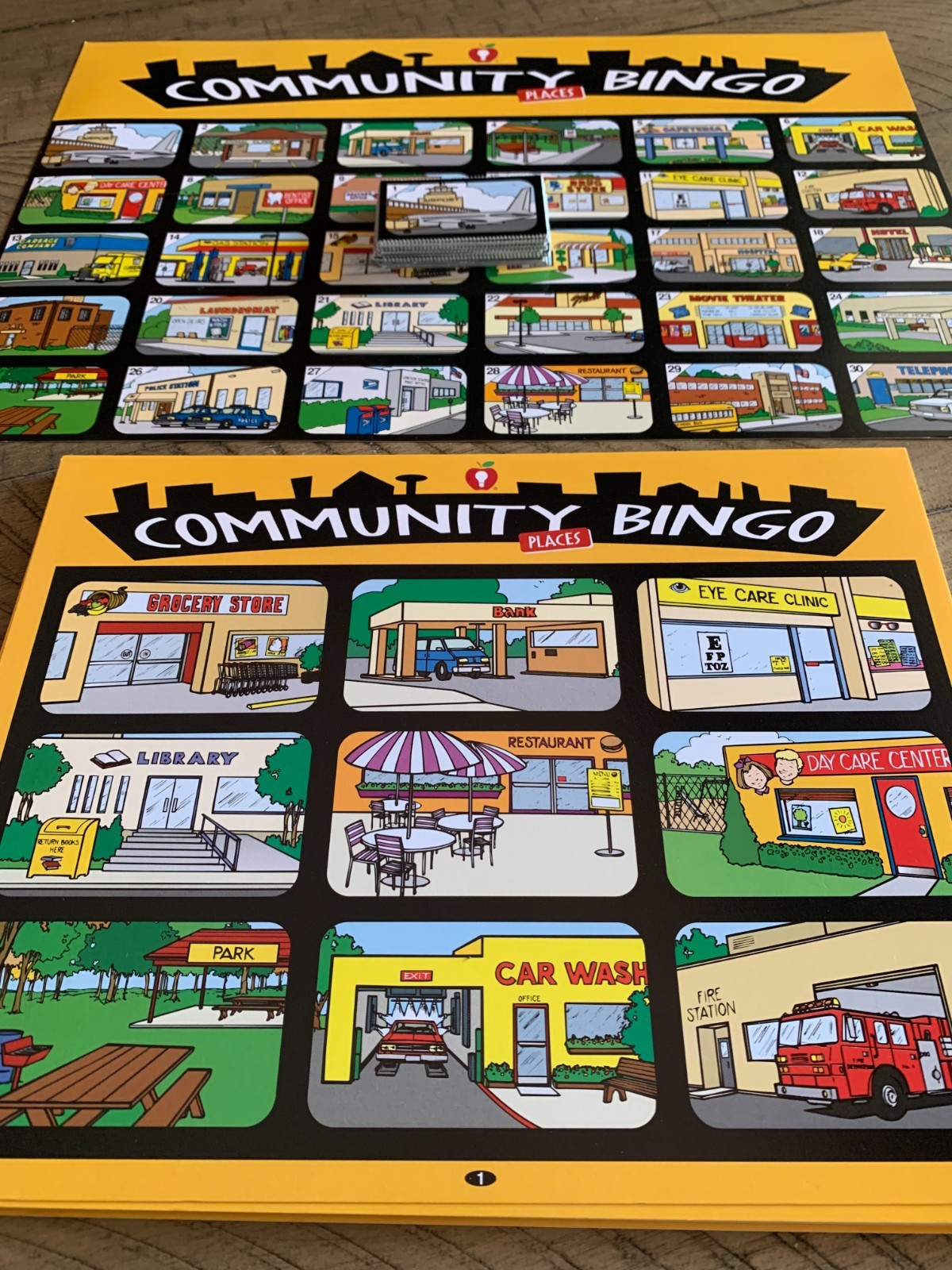 Rare PCI Education Community Bingo Places Game by Janie Haugen | Special Ed