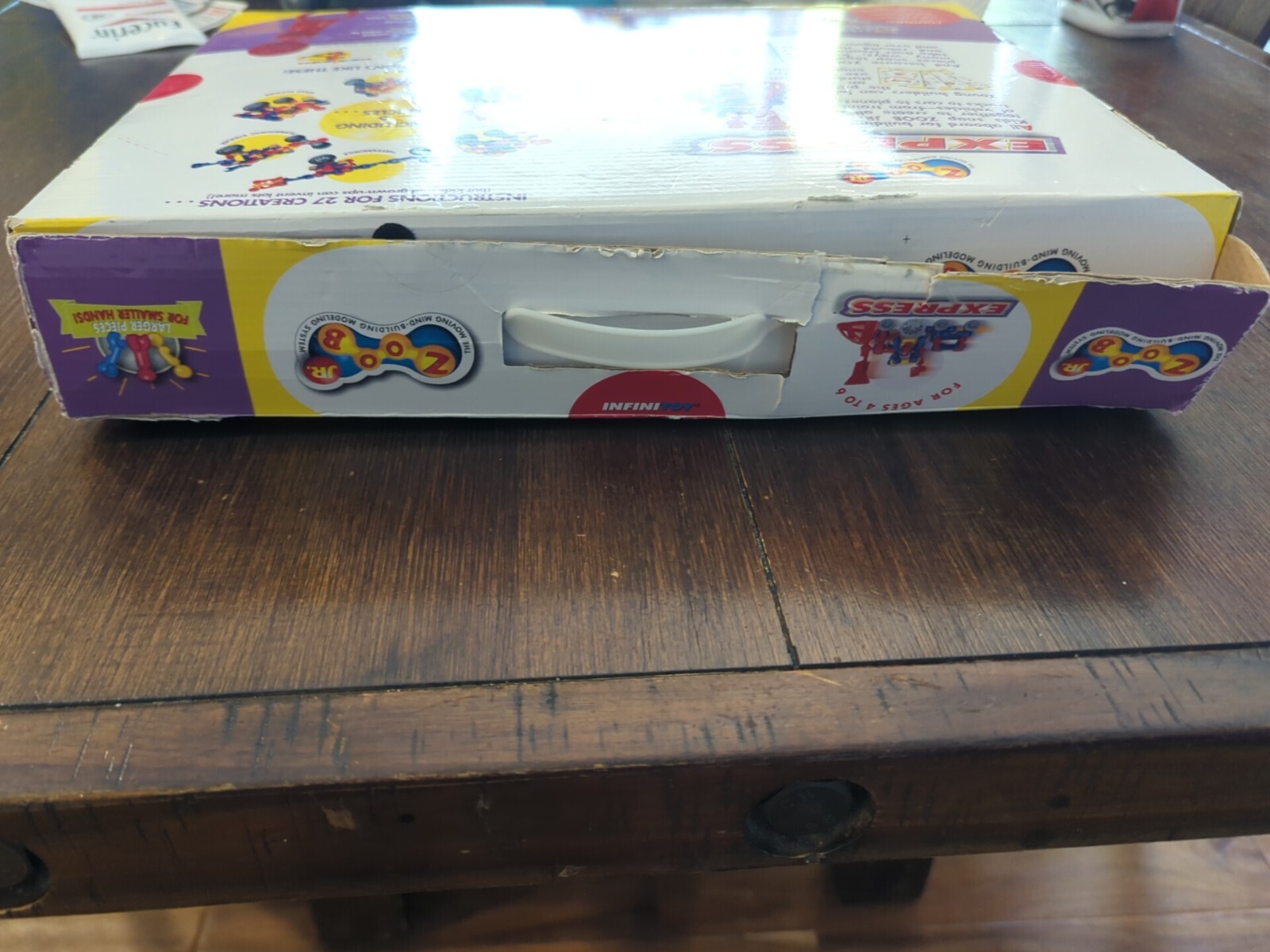 Infinitoy ZOOB Jr Express Train Set Buiding Modeling Toy