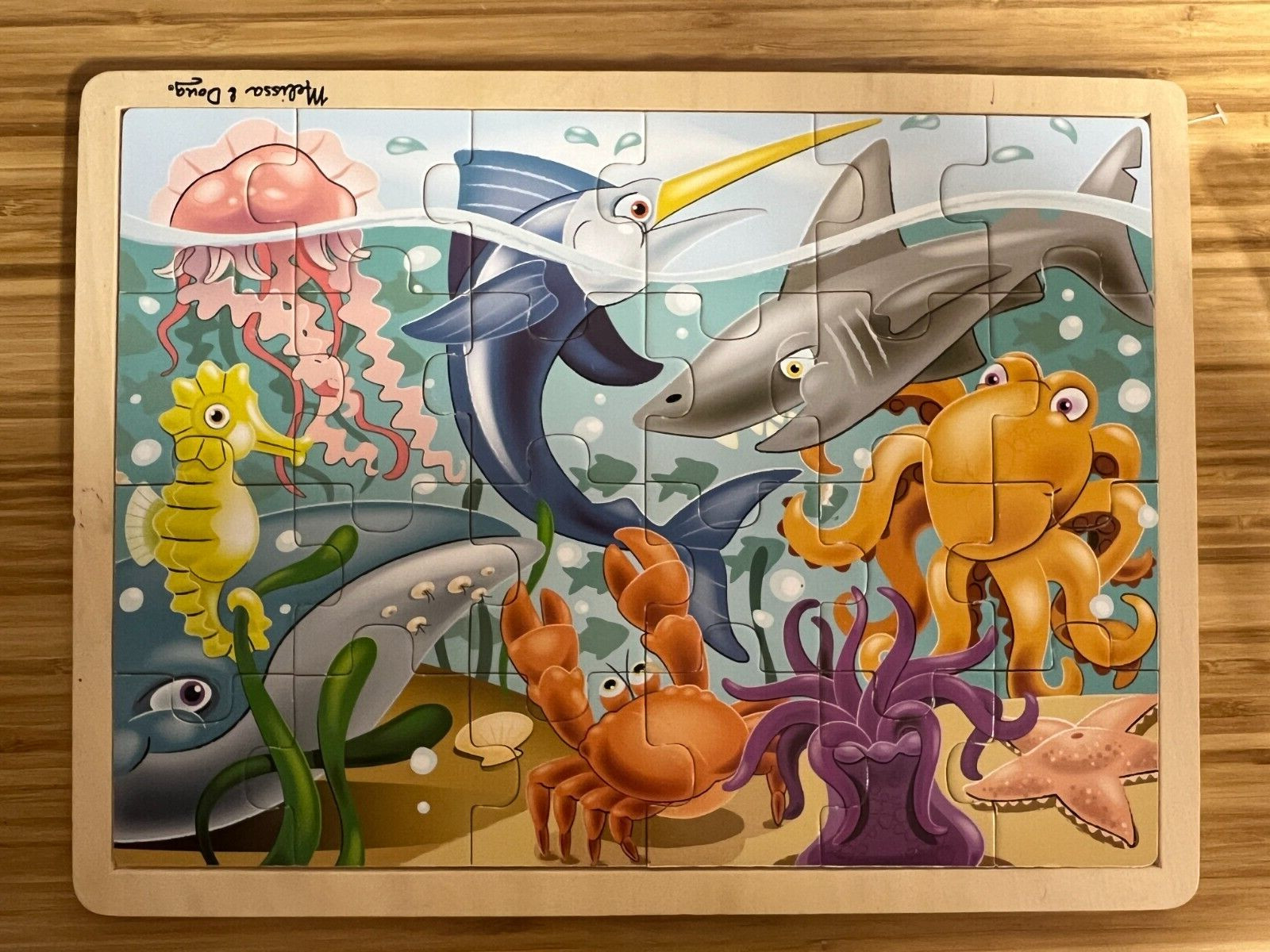 5 ft. 50 PC Dino Puzzle + 2 – 24 pc Wooden Puzzle by Melissa & Doug +