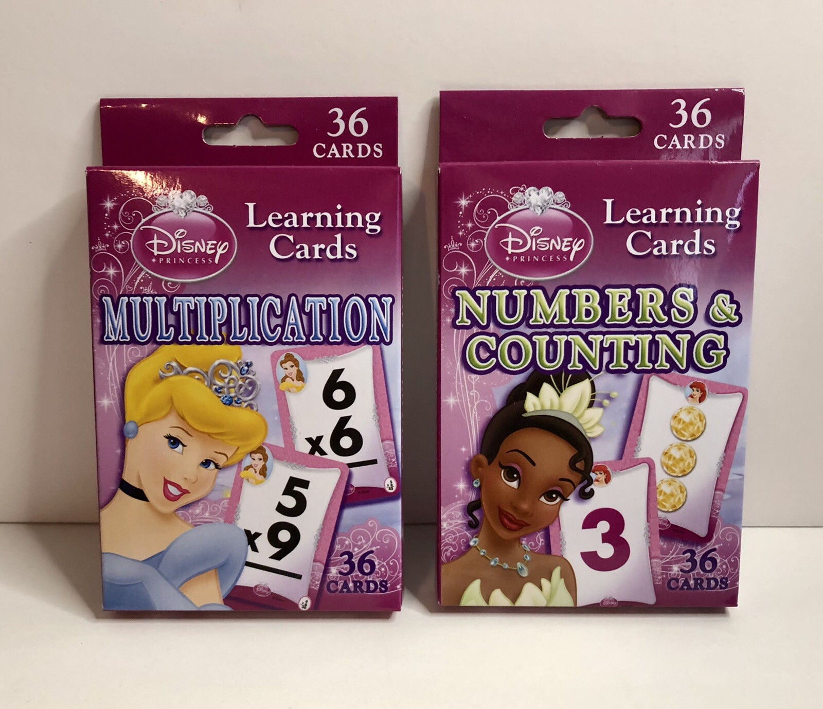 Disney Princess Learning Flash Cards Set Of 4