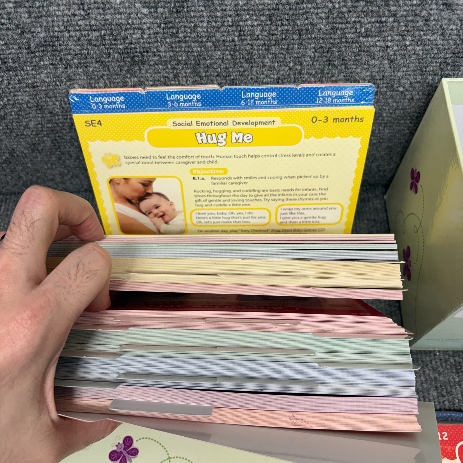 Frog Street Infant Photo Activity Cards Set 0-18 Months Home School Curriculum
