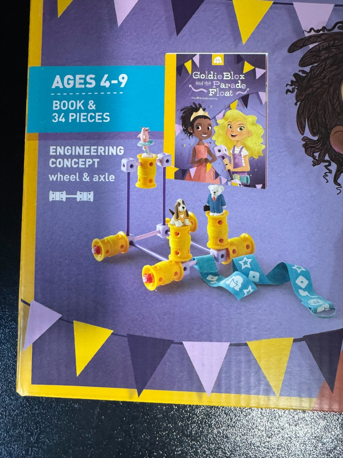 GoldieBlox And The Parade Float Engineering Toy Book Set 34 Pieces Ages 4–9