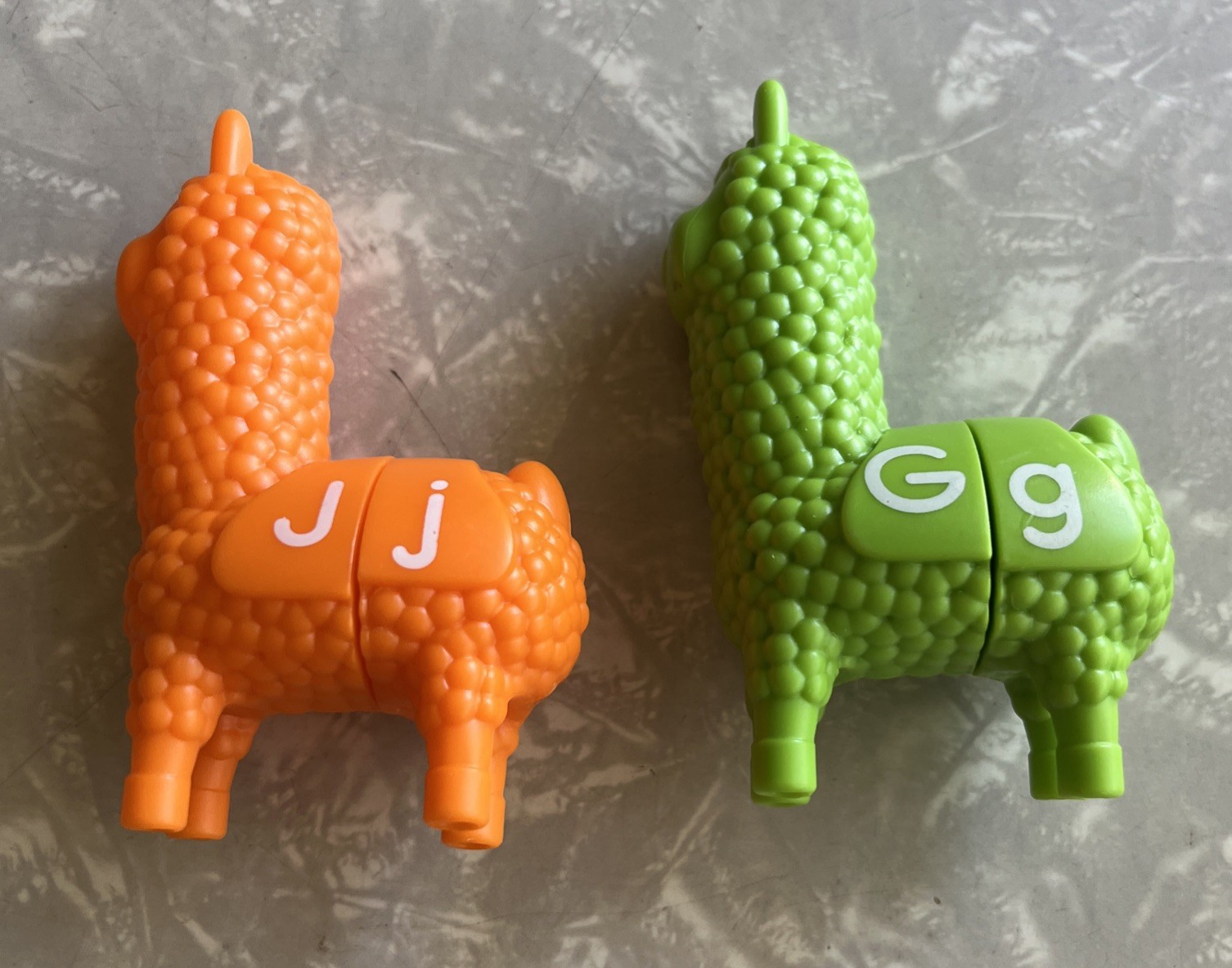 Learning Resources Alphabet Llamas Letter Matching Set 2 Pieces Preschool Toy