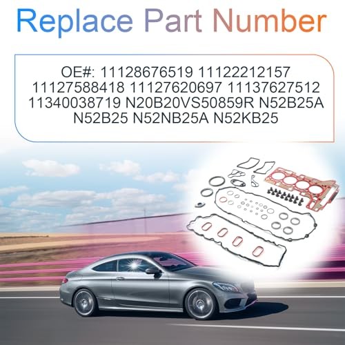N20 Engine Cylinder Head Gasket Set BMW 2.0L Turbo L4 OE 11128676519