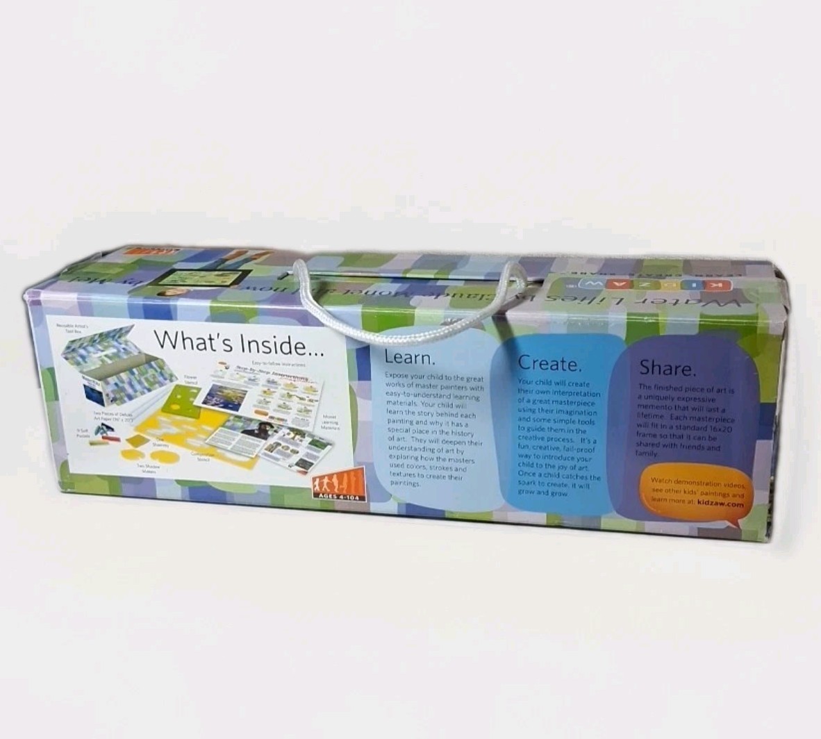 Kidzaw Master Kitz Water Lillies By Claude Monet craft kit retired NEW IN BOX