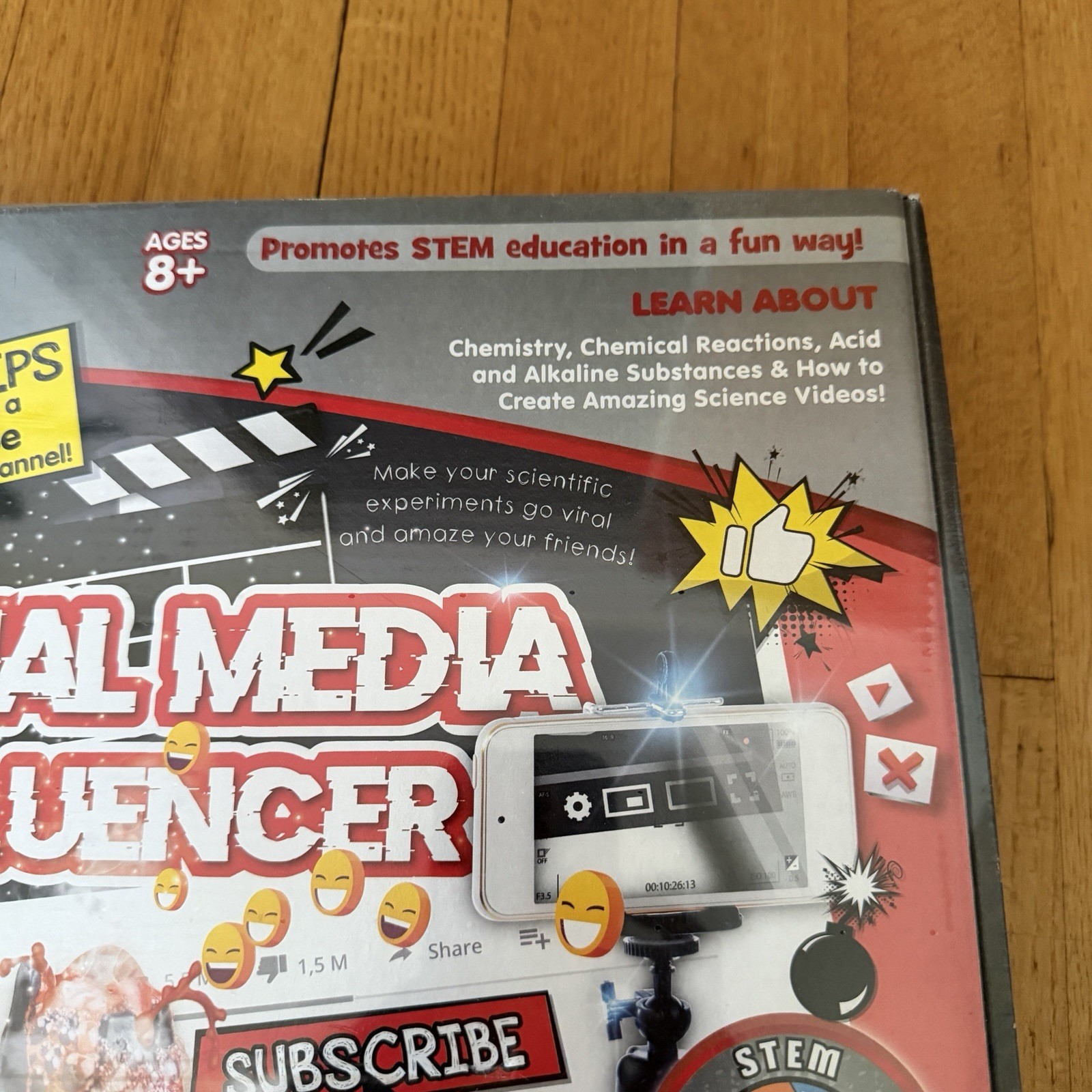 Playz Social Media Influencer DIY Science Kit STEM Toy Game 8+ NEW