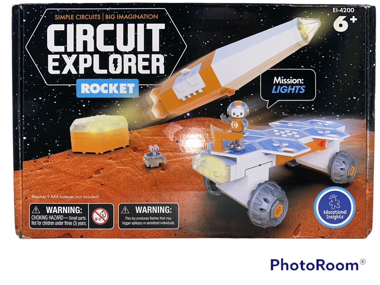 Circuit Explorer Rocket Ship Space Toy, Building Set, STEM Toys, Christmas NOB