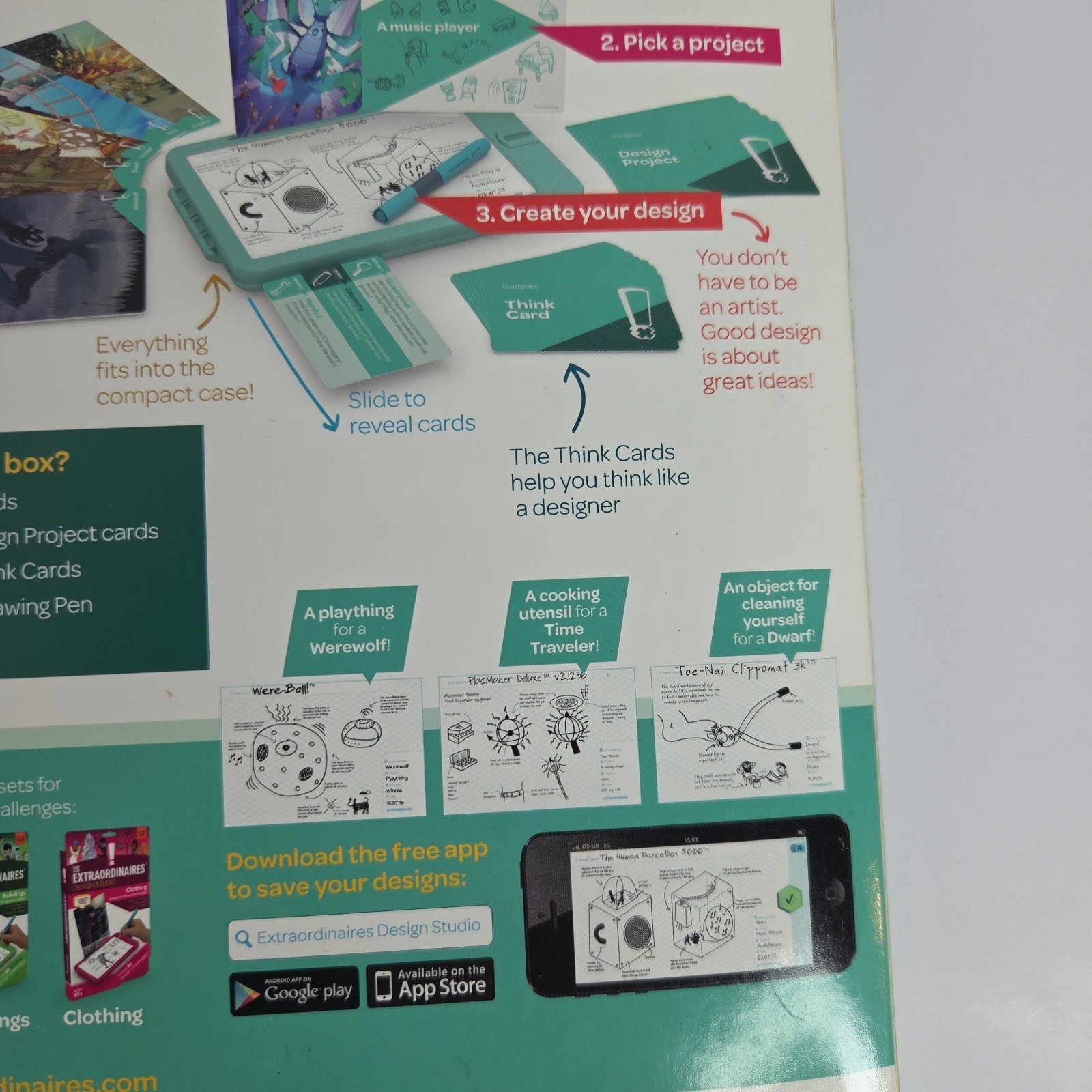 The Extraordinaires Design Studio New Open Box Solve 36 Gadget Design Challenges
