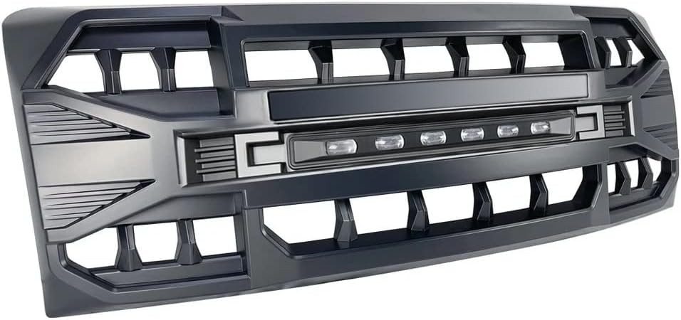 Front Grill Replacement for F150 2009-2014, Matte Black Front Bumper Grille