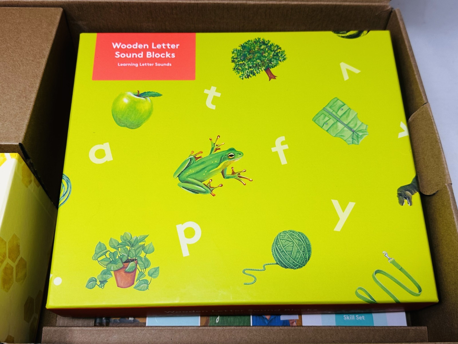 Lovevery Wooden Letter Sound Blocks Reading Skill Set Pt 2 – New Open Box