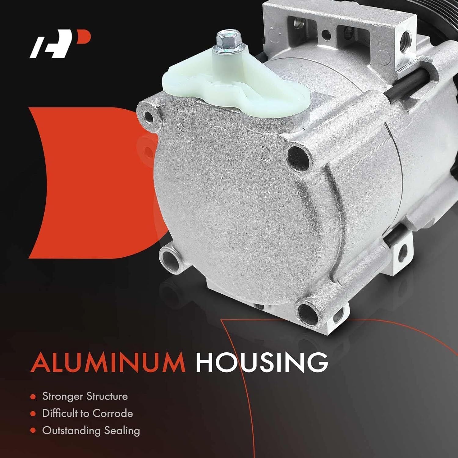 A-Premium Air Conditioner AC Compressor with Clutch Compatible with Ford F-150