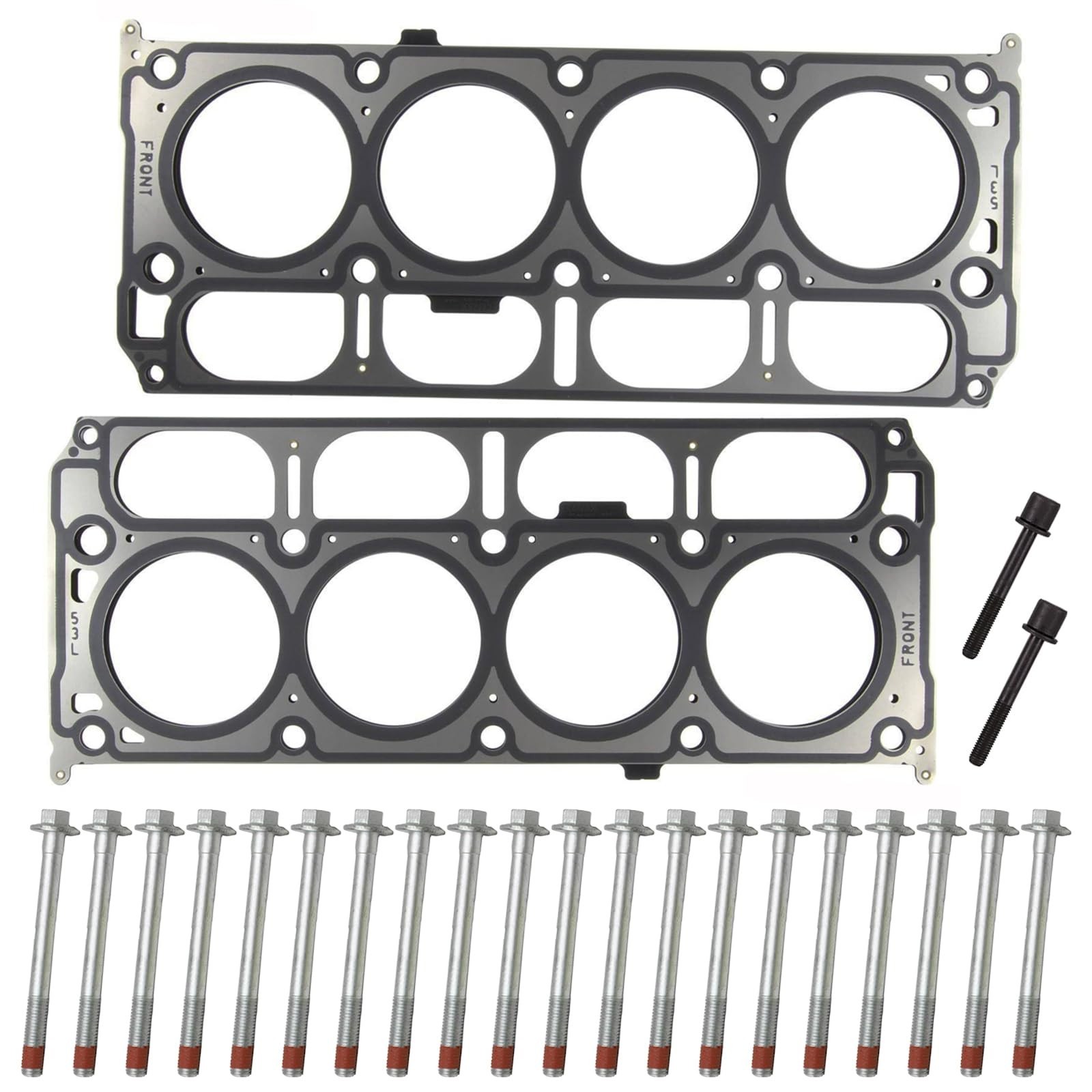 5-Layer MLS Head Gaskets with Head Bolts Kit Fit for GM Chevrolet Silverado 1…