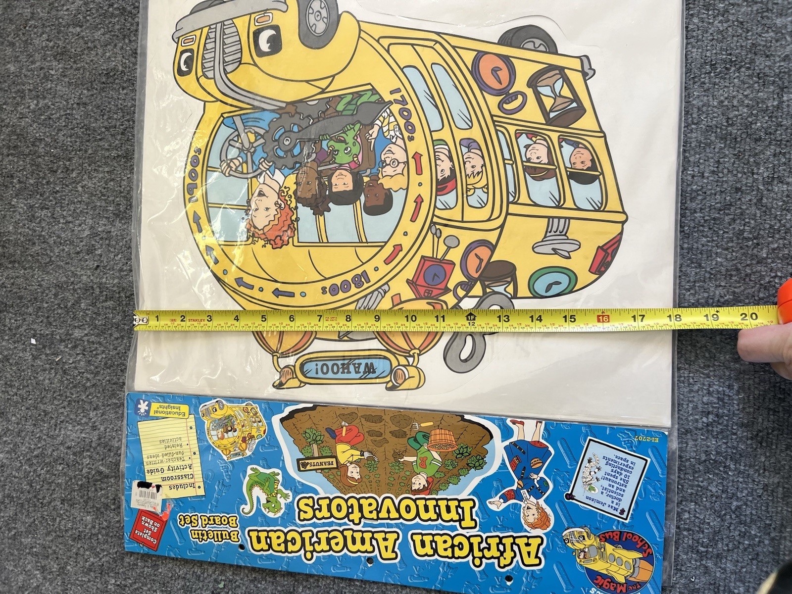 Magic School Bus 1999 Classroom Bulletin Board Set African American Innovators