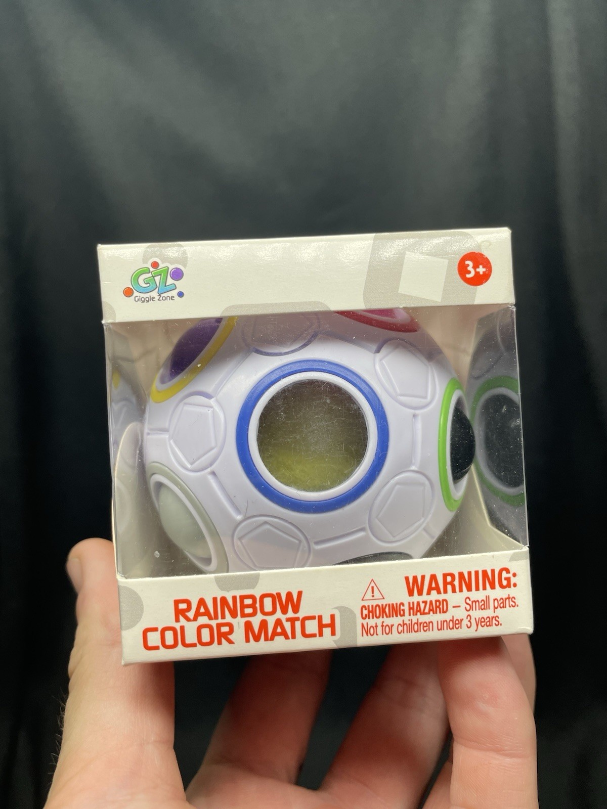 Giggle Zone Rainbow Color Match Novelty Ball Toy