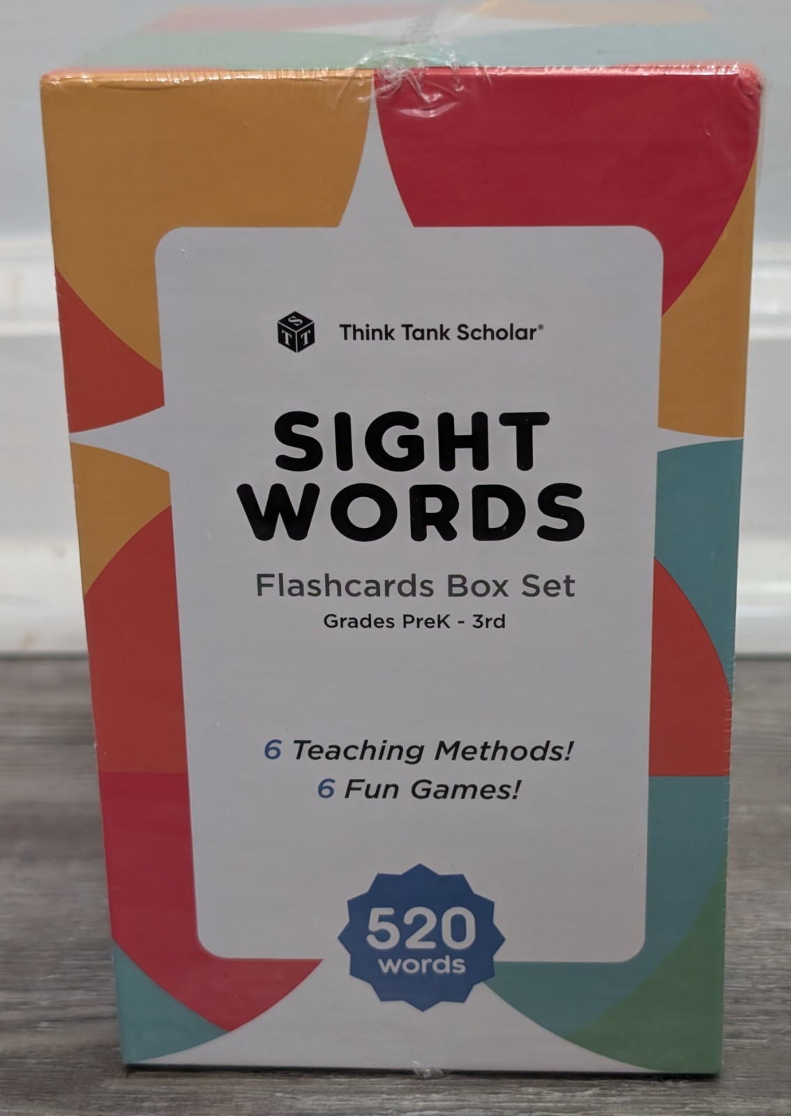 Think Tank Scholar 520 Sight Words Flash Cards Grades PK To Grade 3 New/Sealed