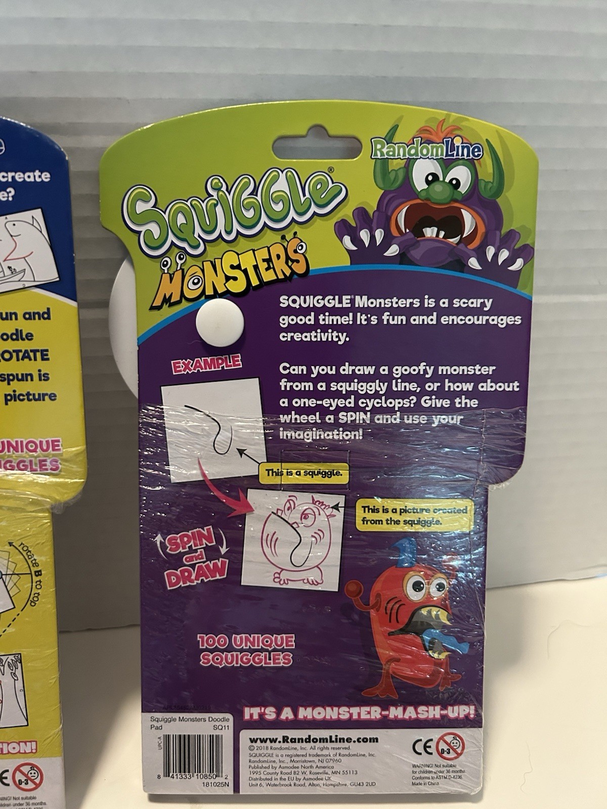 SQUIGGLE GAMES . Lot Of 6. Educational Learning Games Three Different- NEW.