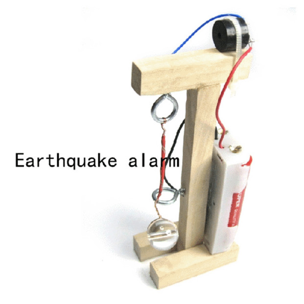 Earthquake Alarm Model Toy DIY Small Handmade Science Experiment Seismograph
