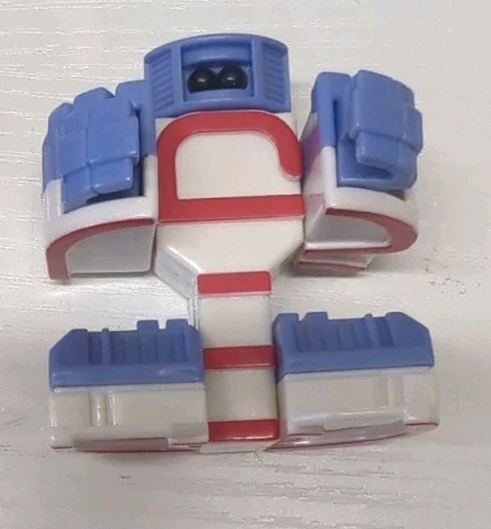 Vtg Number-Bots Transforming Educational Stem Counting Toys- # 0-9 + Equations