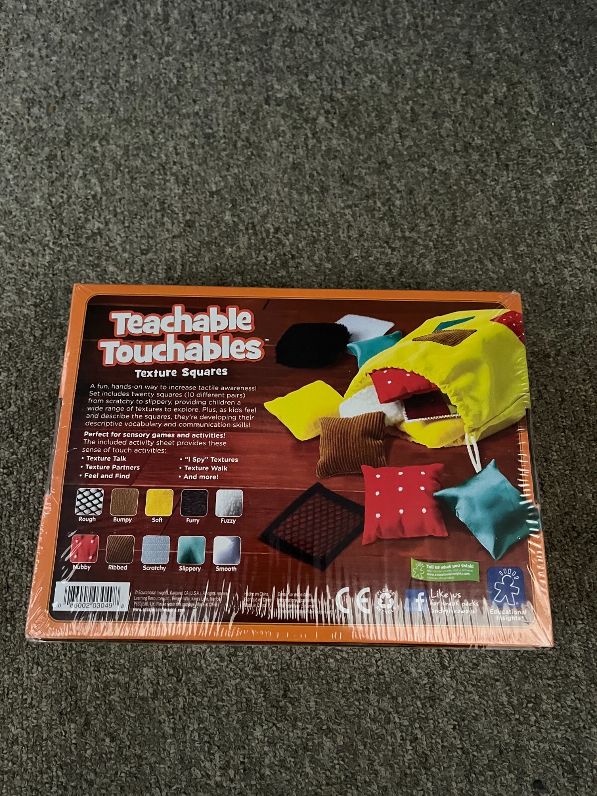 Educational Insights Teachable Touchables Texture Squares
