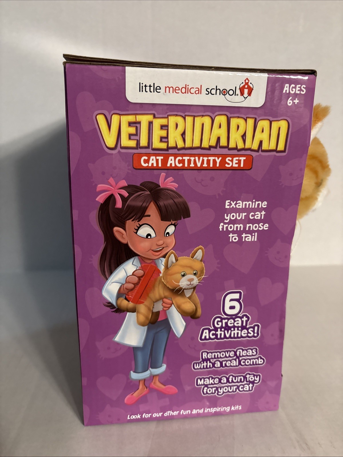 CAT Veterinarian Activity Set With Cat Plush BRAND NEW Kitten Kitty