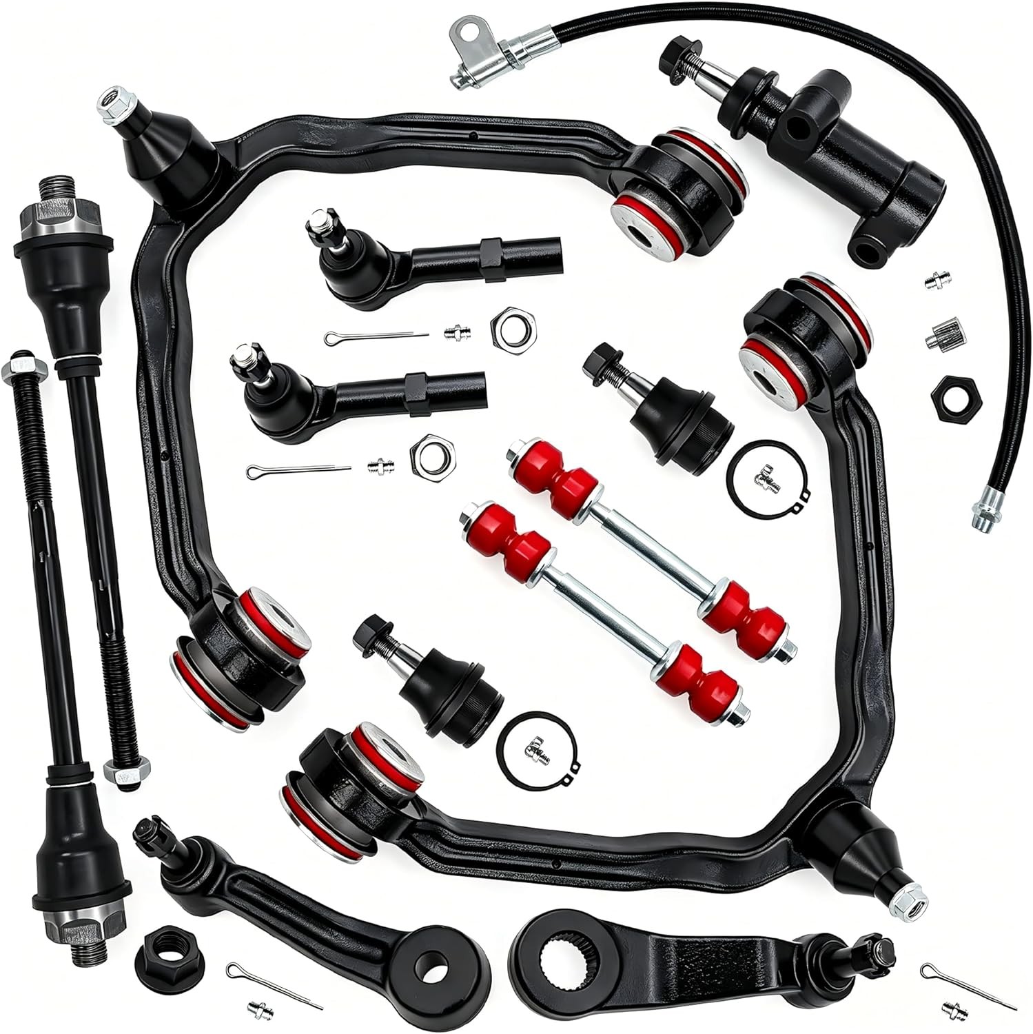 4WD Front Upper Control Arm Kit Chevy GMC 1500 13pc